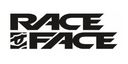 Polkupyörän komponenttien ja pyöräilyvarusteiden valmistaja Race Facen logo.